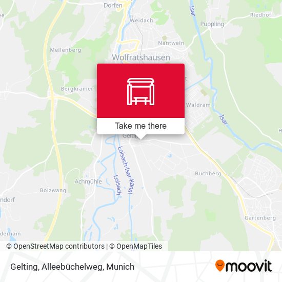 Gelting, Alleebüchelweg map
