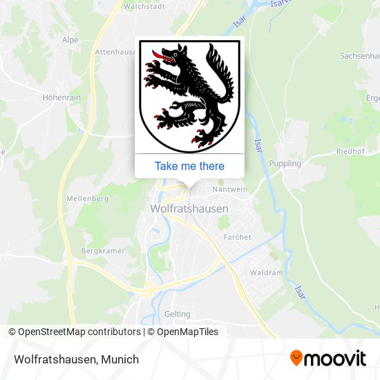 Карта Wolfratshausen