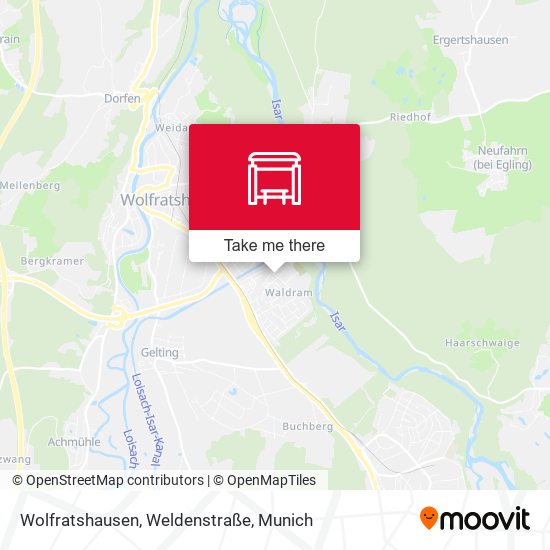 Wolfratshausen, Weldenstraße map