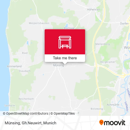 Карта Münsing, Gh.Neuwirt