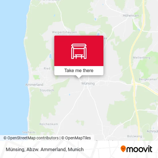 Карта Münsing, Abzw. Ammerland
