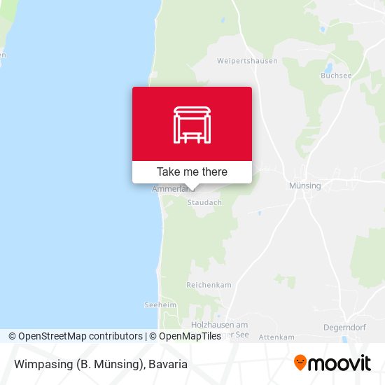 Wimpasing (B. Münsing) map