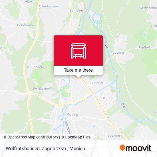 Wolfratshausen, Zugspitzstr. map