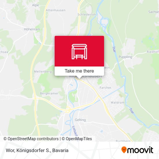 Wor, Königsdorfer S. map