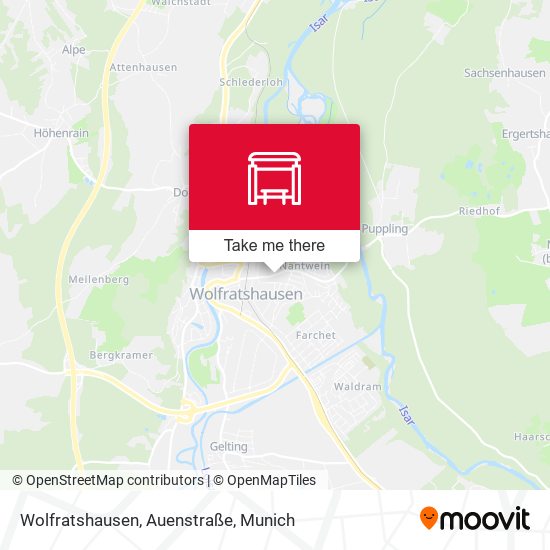 Wolfratshausen, Auenstraße map