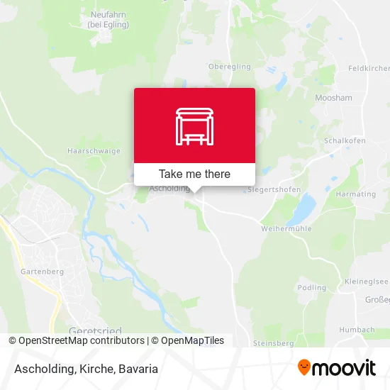 Карта Ascholding, Kirche