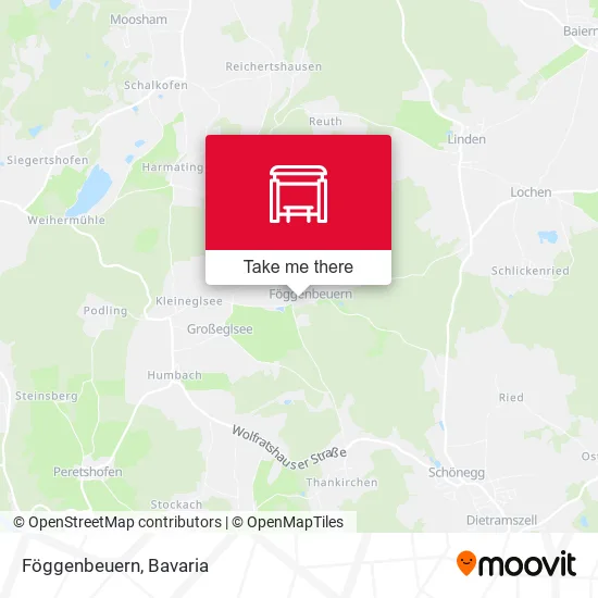Карта Föggenbeuern