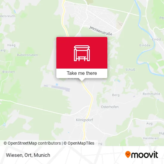 Карта Wiesen, Ort