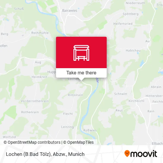 Карта Lochen (B.Bad Tölz), Abzw.