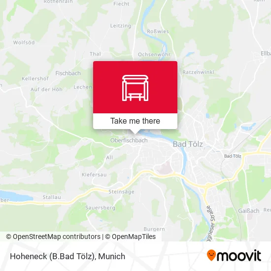 Карта Hoheneck (B.Bad Tölz)