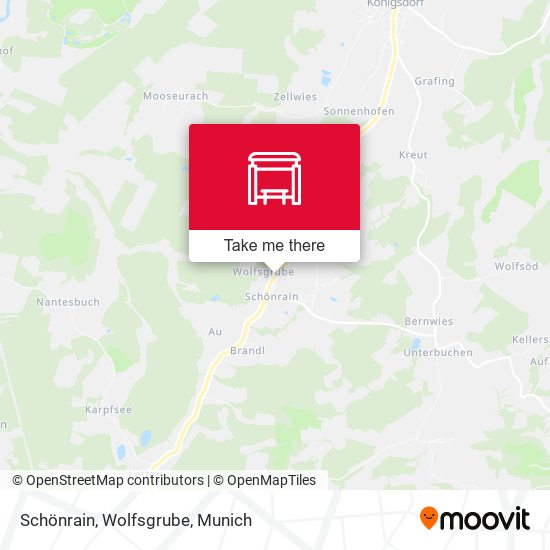 Schönrain, Wolfsgrube map