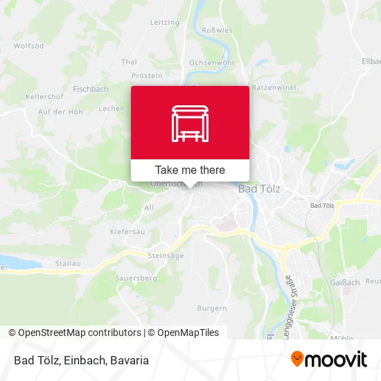 Карта Bad Tölz, Einbach