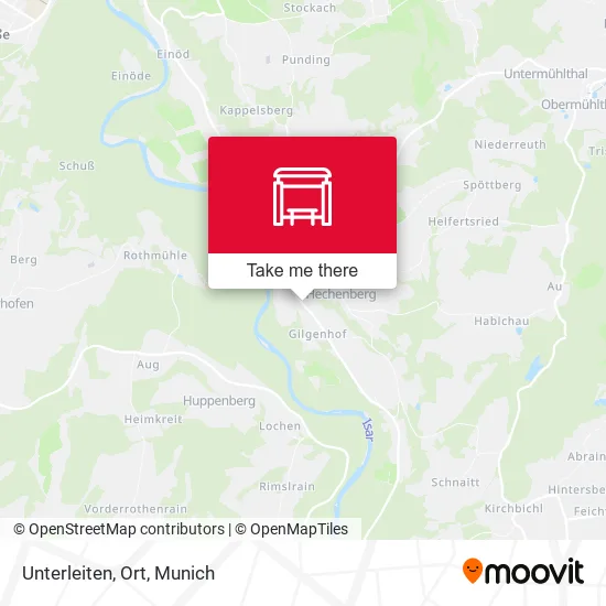 Карта Unterleiten, Ort