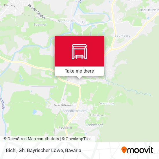 Bichl, Gh. Bayrischer Löwe map