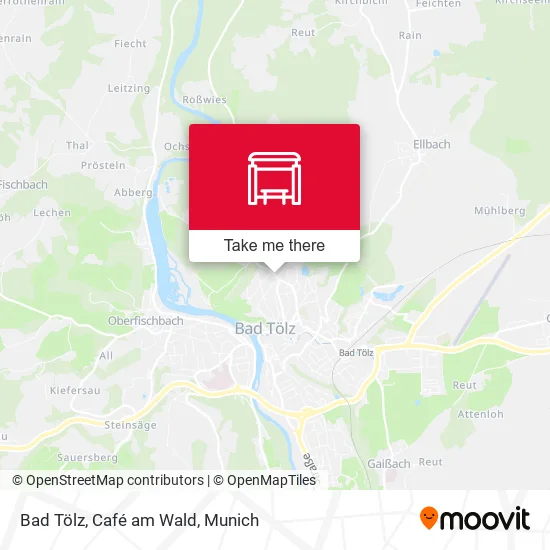 Карта Bad Tölz, Café am Wald