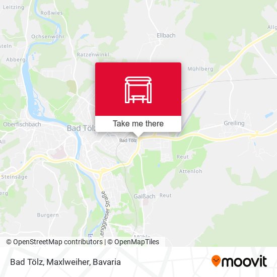 Карта Bad Tölz, Maxlweiher