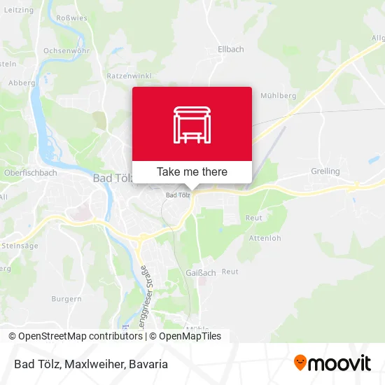 Карта Bad Tölz, Maxlweiher