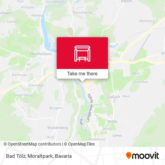 Карта Bad Tölz, Moraltpark