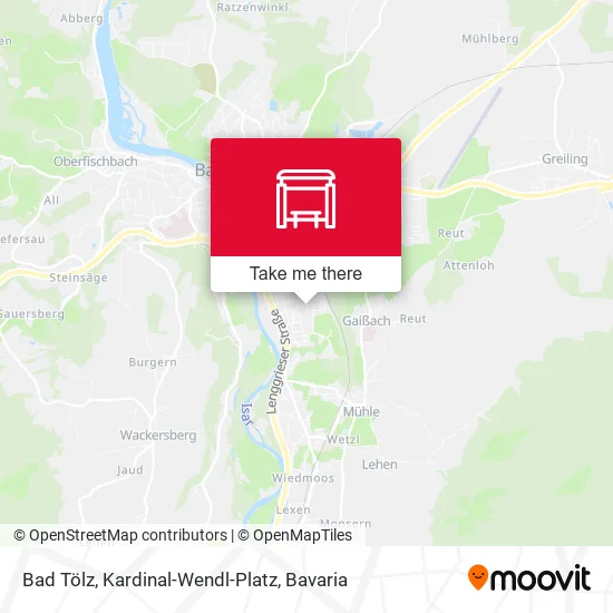 Карта Bad Tölz, Kardinal-Wendl-Platz