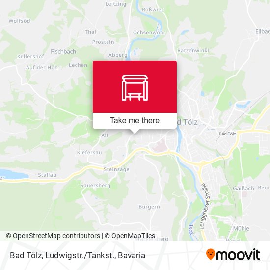 Bad Tölz, Ludwigstr./Tankst. map