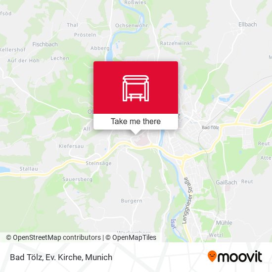 Bad Tölz, Ev. Kirche map