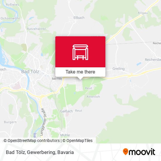 Карта Bad Tölz, Gewerbering
