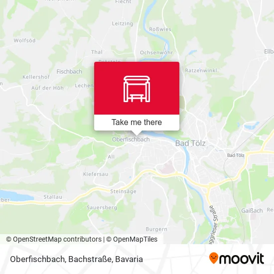 Карта Oberfischbach, Bachstraße