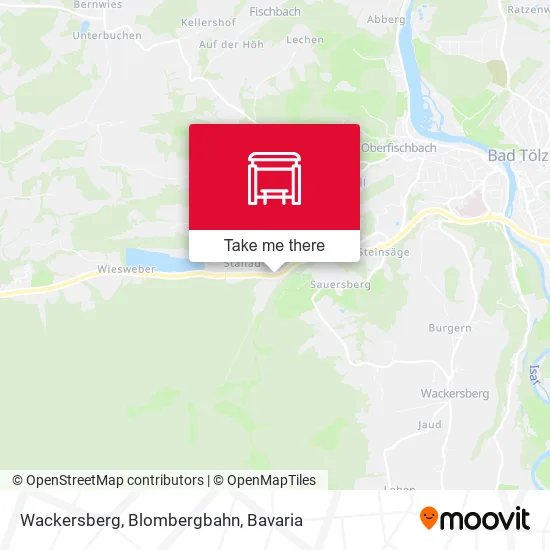 Карта Wackersberg, Blombergbahn