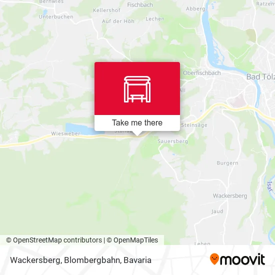 Карта Wackersberg, Blombergbahn