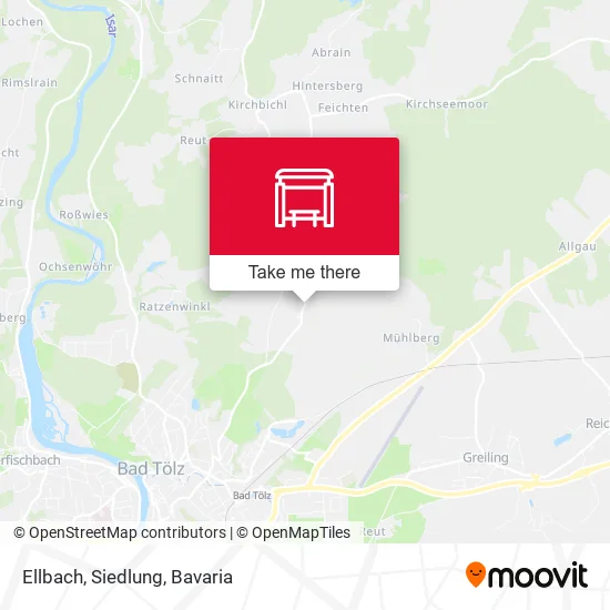 Карта Ellbach, Siedlung
