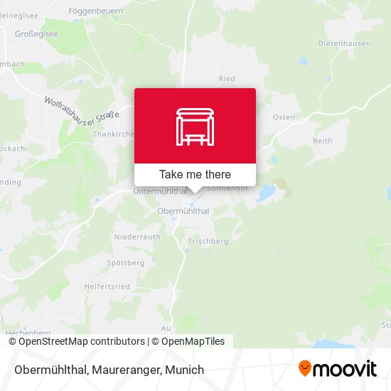 Obermühlthal, Maureranger map