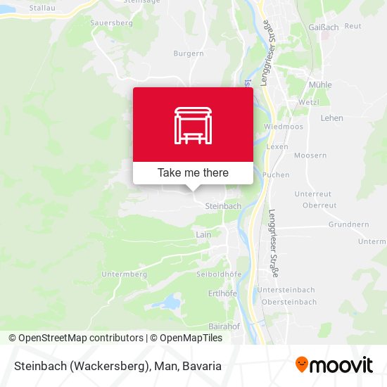 Steinbach (Wackersberg), Man map