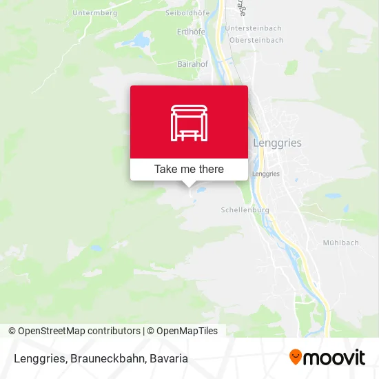 Карта Lenggries, Brauneckbahn