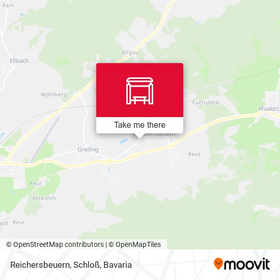 Reichersbeuern, Schloß map