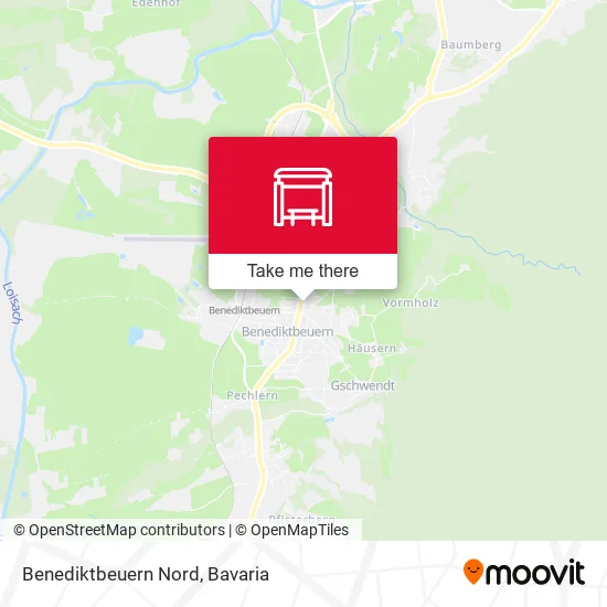 Карта Benediktbeuern Nord