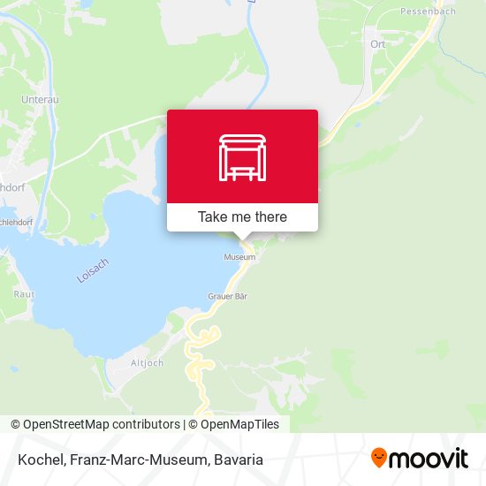 Kochel, Franz-Marc-Museum map