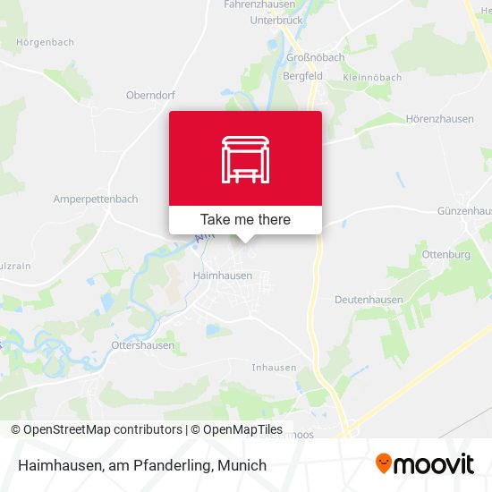 Карта Haimhausen, am Pfanderling