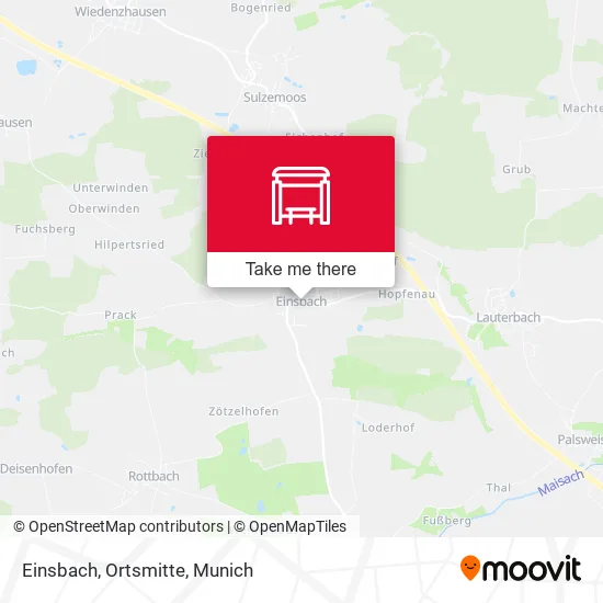 Карта Einsbach, Ortsmitte