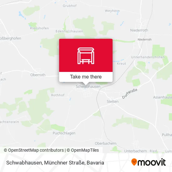 Карта Schwabhausen, Münchner Straße