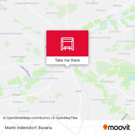 Карта Markt Indersdorf