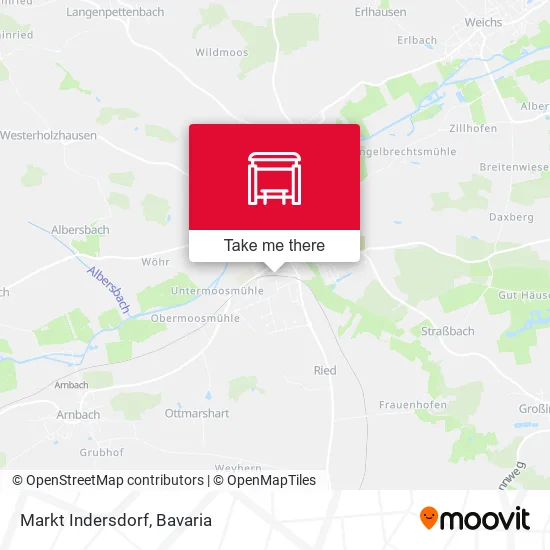 Карта Markt Indersdorf