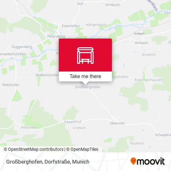 Großberghofen, Dorfstraße map