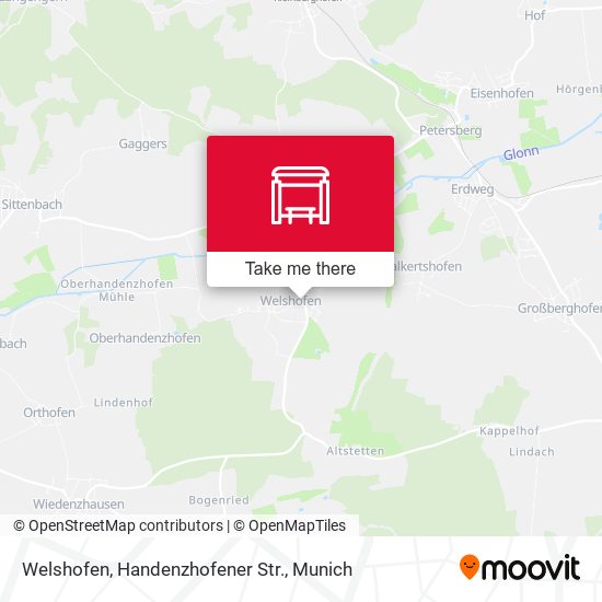 Карта Welshofen, Handenzhofener Str.