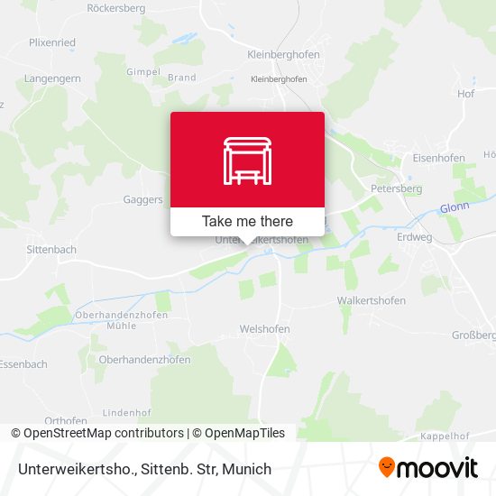 Unterweikertsho., Sittenb. Str map
