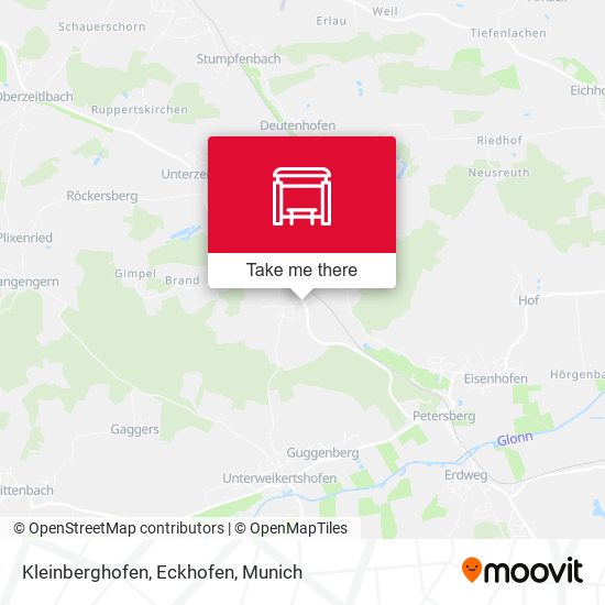Kleinberghofen, Eckhofen map