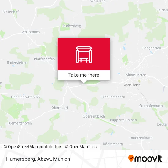 Карта Humersberg, Abzw.