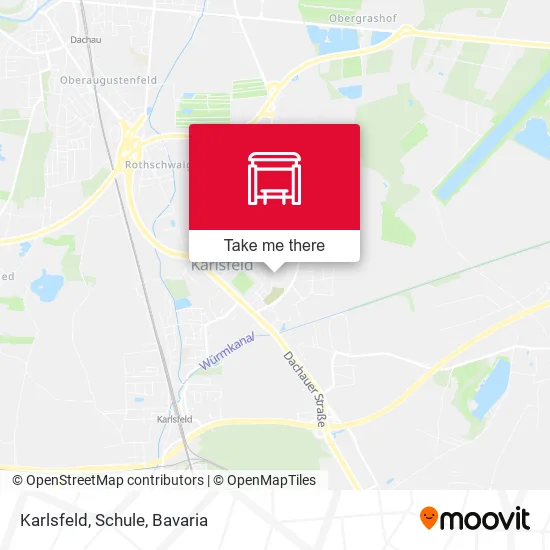 Карта Karlsfeld, Schule