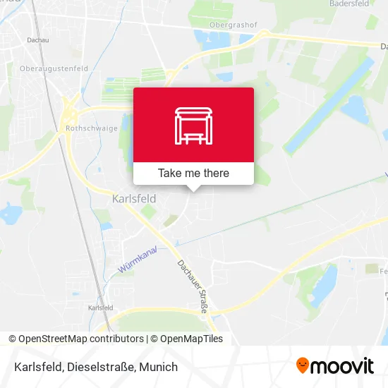 Карта Karlsfeld, Dieselstraße