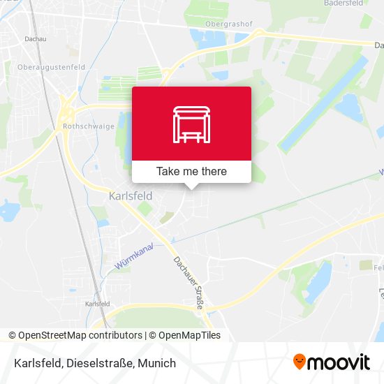 Karlsfeld, Dieselstraße map