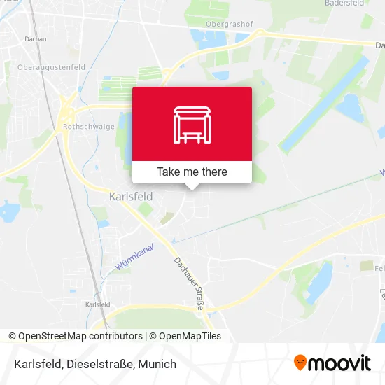 Карта Karlsfeld, Dieselstraße